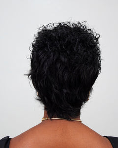 Cabelo Humano - Wig Cristina Castanho Escuro